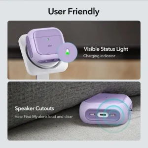 Hurtownia GSM - Etui ESR Orbit Halolock MagSafe Apple AirPods 4 fialové - ESR861 - {ean13} - Hurt