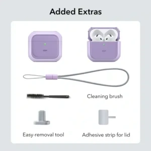 Hurtownia GSM - Etui ESR Orbit Halolock MagSafe Apple AirPods 4 fialové - ESR861 - {ean13} - Hurt
