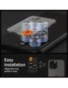 Wholesale Spigen GLAS.tR Ez Fit Optik Pro Camera Protector Apple iPhone 16 Pro / Pro Max Desert Titanium [2 PACK] - SPN16506 - {ean13} - Hurt