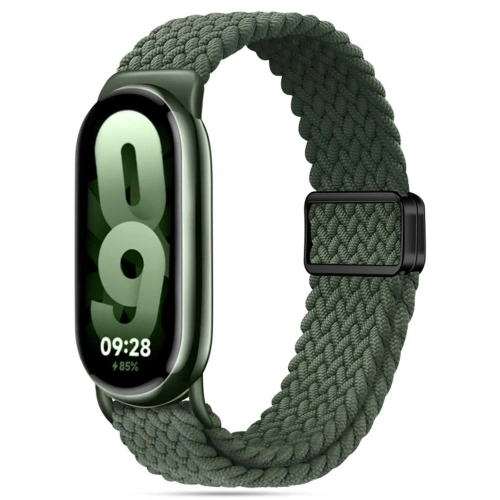 Pasek Tech-Protect Nylonmag Xiaomi Smart Band 8 / 9 / NFC Hunter Green