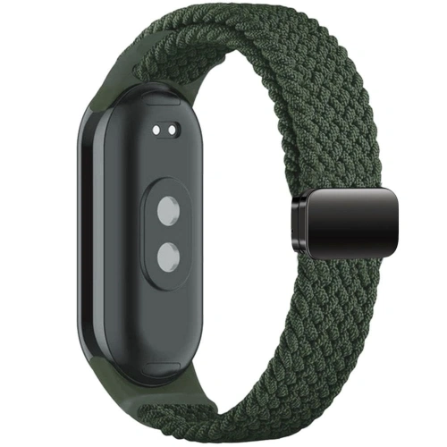 Pasek Tech-Protect Nylonmag Xiaomi Smart Band 8 / 9 / NFC Hunter Green