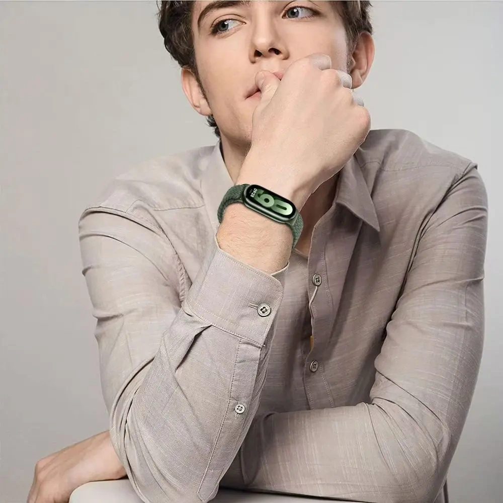 Hurtownia GSM - Pasek Tech-Protect Nylonmag Xiaomi Smart Band 8 / 9 / NFC Hunter Green - THP3349 - {ean13} - Hurt