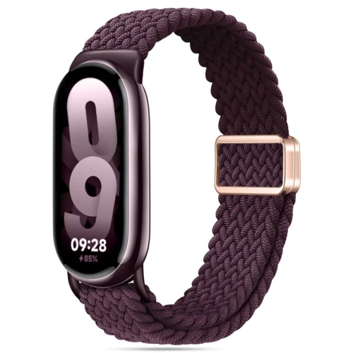 Pasek Tech-Protect Nylonmag Xiaomi Smart Band 8 / 9 / NFC Dark Cherry