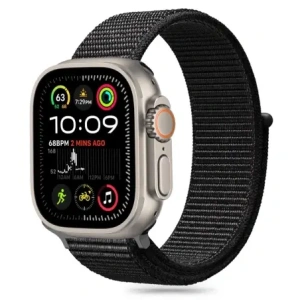Hurtownia GSM - Pásek Tech-Protect Nylon Apple Watch 6 / 7 / 8 / 9 / 10 / SE 40/41/42mm Černý - THP3355 - {ean13} - Hurt