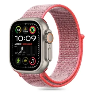 Hurtownia GSM - Pásek Tech-Protect Nylon Apple Watch 6 / 7 / 8 / 9 / 10 / SE 40/41/42mm Horká růžová - THP3357 - {ean13} - Hurt