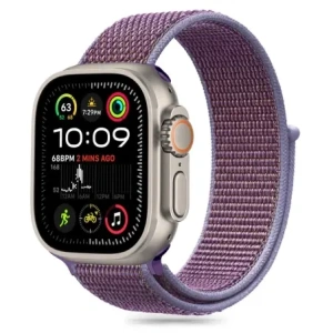 Hurtownia GSM - Pásek Tech-Protect Nylon Apple Watch 6 / 7 / 8 / 9 / 10 / SE / Ultra 1 / 2 44/45/46/49mm Levandulová - THP3358 - {ean13} - Hurt