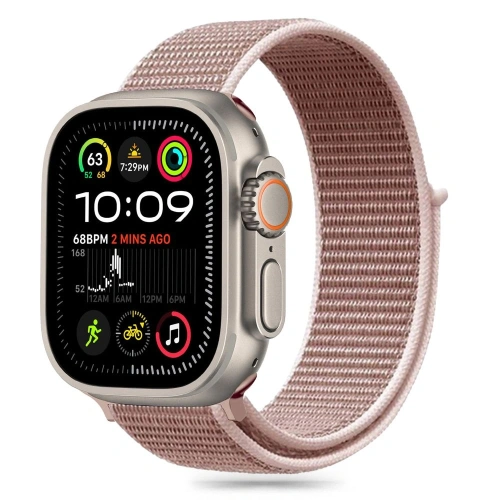 Pasek Tech-Protect Nylon Apple Watch 6 / 7 / 8 / 9 / 10 / SE / Ultra 1 / 2 44/45/46/49mm Dusty Rose