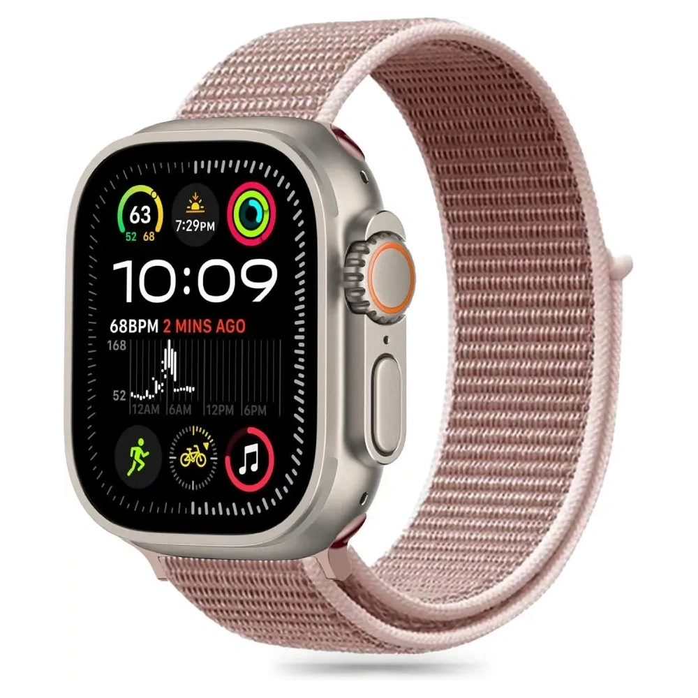 Hurtownia GSM - Pásky Tech-Protect Nylon Apple Watch 6 / 7 / 8 / 9 / 10 / SE / Ultra 1 / 2 44/45/46/49mm Dusty Rose - THP3359 - {ean13} - Hurt