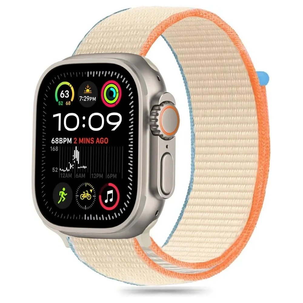 Hurtownia GSM - Pásek Tech-Protect Nylon Apple Watch 6 / 7 / 8 / 9 / 10 / SE / Ultra 1 / 2 44/45/46/49mm Krémový - THP3360 - {ean13} - Hurt