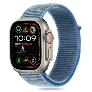 Hurtownia GSM - Tech-Protect Nylon Apple Watch 6 / 7 / 8 / 9 / 10 / SE 40/41/42mm Albastru Baby - THP3361 - {ean13} - Hurt