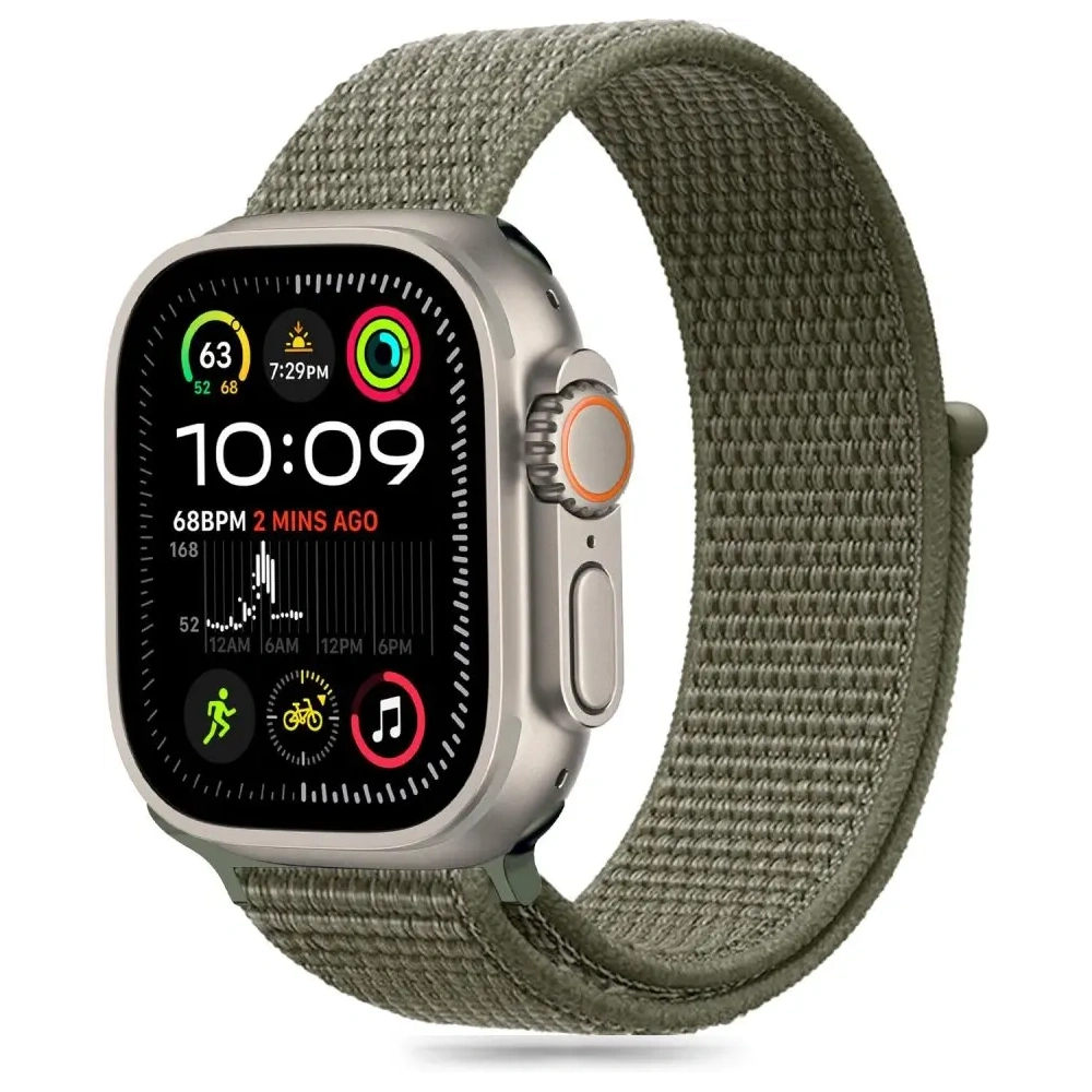 Hurtownia GSM - Pásek Tech-Protect Nylon Apple Watch 6 / 7 / 8 / 9 / 10 / SE / Ultra 1 / 2 44/45/46/49mm Cargo Khaki - THP3362 - {ean13} - Hurt
