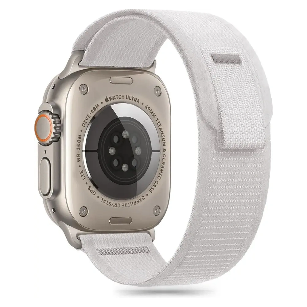 Hurtownia GSM - Pásek Tech-Protect Nylon Stripe Apple Watch 6 / 7 / 8 / 9 / 10 / SE / Ultra 1 / 2 44/45/46/49mm Crayon Grey - THP3365 - {ean13} - Hurt