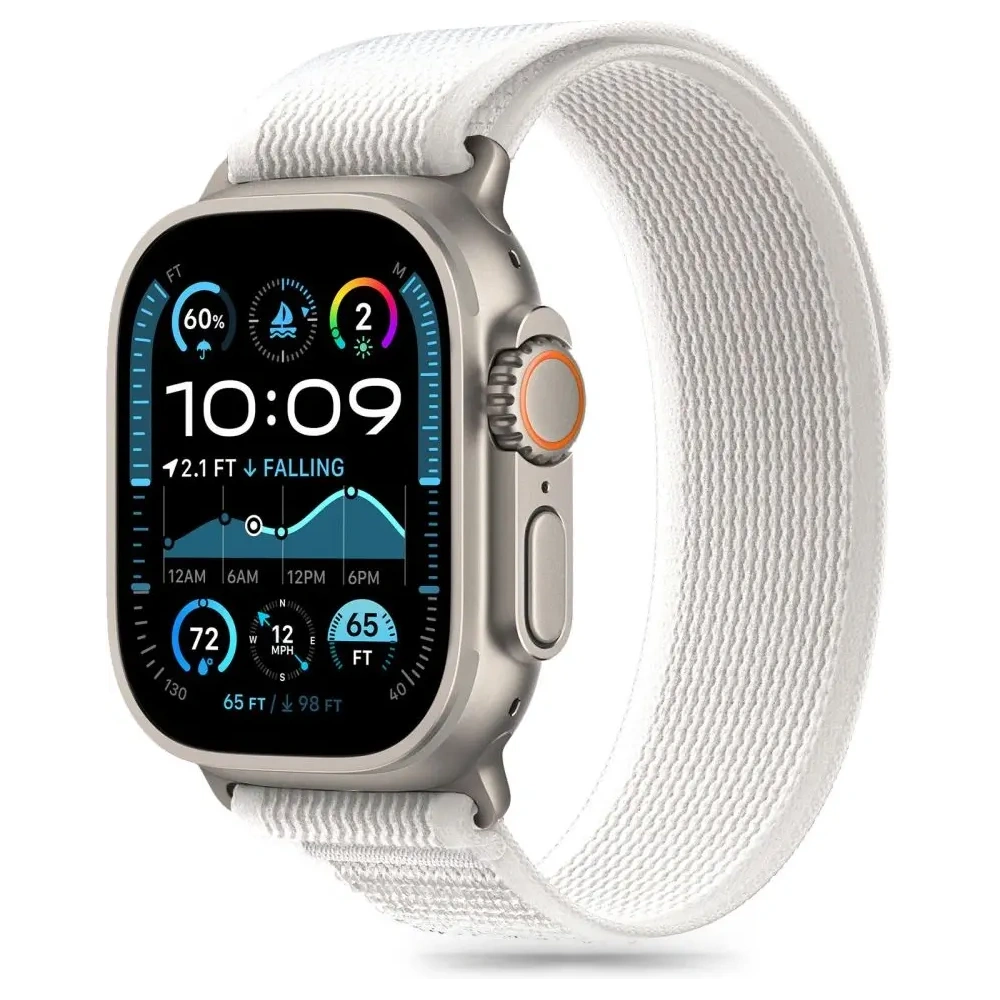 Hurtownia GSM - Pásek Tech-Protect Nylon Stripe Apple Watch 6 / 7 / 8 / 9 / 10 / SE / Ultra 1 / 2 44/45/46/49mm Crayon Grey - THP3365 - {ean13} - Hurt