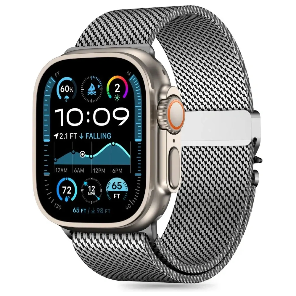 Hurtownia GSM - Tech-Protect Milano Apple Watch 6 / 7 / 8 / 9 / 10 / SE / Ultra 1 / 2 44/45/46/49mm Silber - THP3367 - {ean13} - Hurt