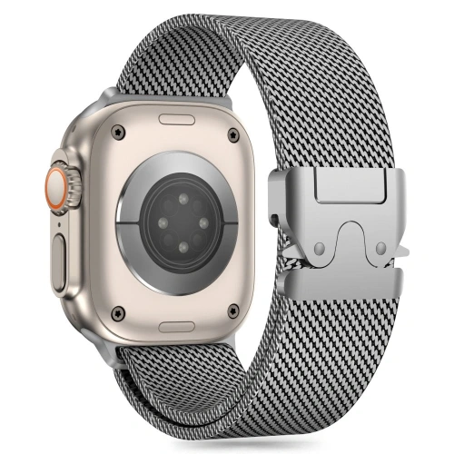 Bransoleta Tech-Protect Milano Apple Watch 6 / 7 / 8 / 9 / 10 / SE / Ultra 1 / 2 44/45/46/49mm Silver