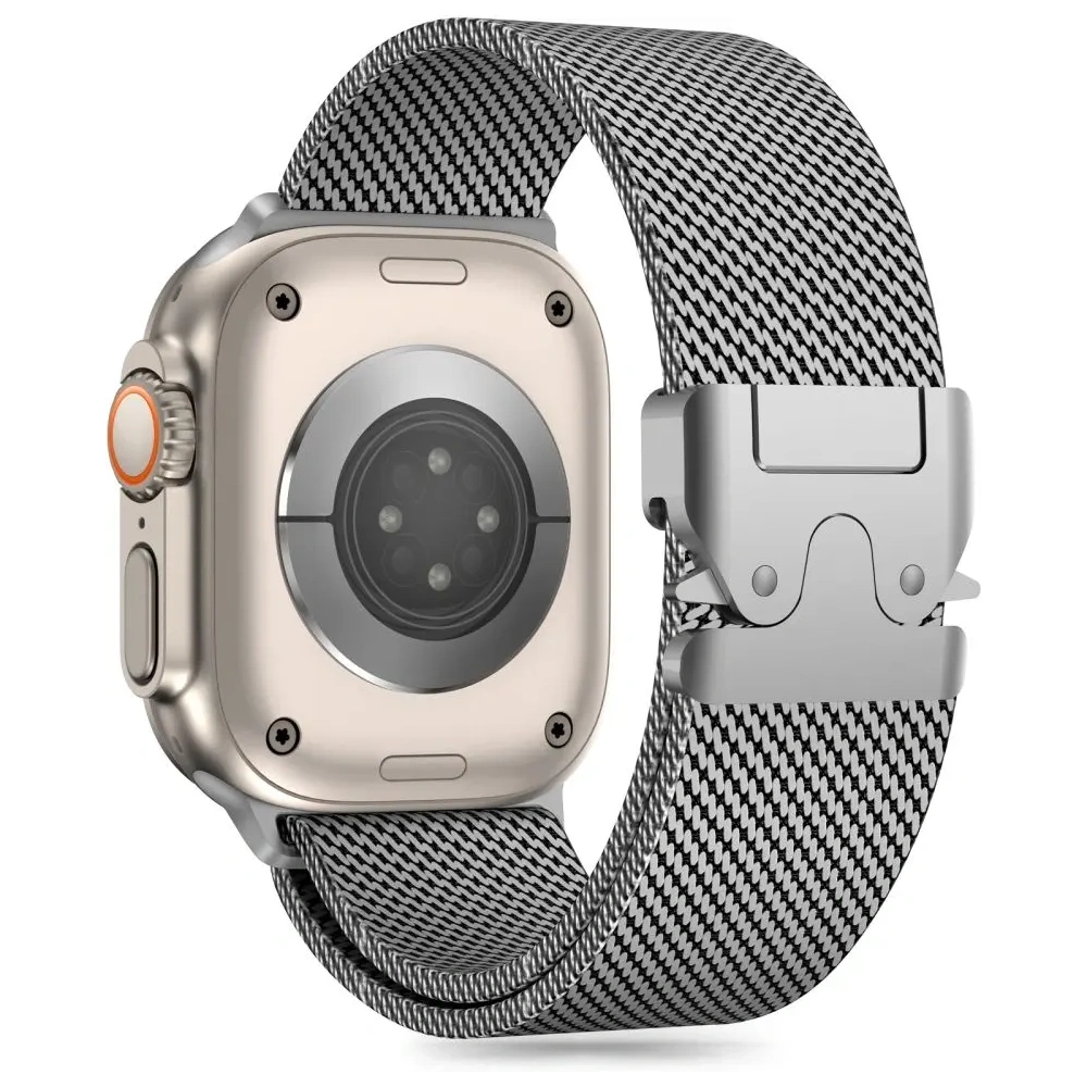 Hurtownia GSM - Náramek Tech-Protect Milano Apple Watch 6 / 7 / 8 / 9 / 10 / SE / Ultra 1 / 2 44/45/46/49mm Stříbrný - THP3367 - {ean13} - Hurt