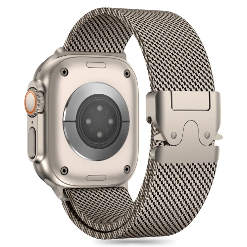 Bransoleta Tech-Protect Milano Apple Watch 6 / 7 / 8 / 9 / 10 / SE / Ultra 1 / 2 44/45/46/49mm Titanium