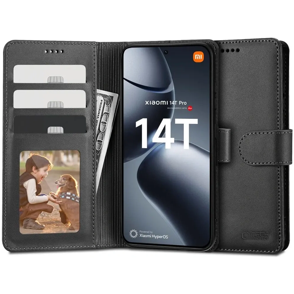 Wholesale Tech-Protect Wallet Xiaomi 14T Pro Black - THP3371 - {ean13} - Hurt