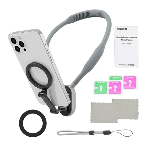 Magnetyczny uchwyt na szyję TELESIN MNM-002 do telefonu