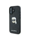 Hurtownia GSM - Etui Karl Lagerfeld KLHCP16SPGKLKIPK Apple iPhone 16 hardcase Monogram Karl Head Pin černý/black - KLD21743 - {ean13} - Hurt