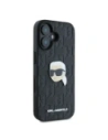 Hurtownia GSM - Etui Karl Lagerfeld KLHCP16SPGKLKIPK Apple iPhone 16 hardcase Monogram Karl Head Pin černý/black - KLD21743 - {ean13} - Hurt