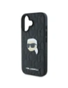 Hurtownia GSM - Etui Karl Lagerfeld KLHCP16SPGKLKIPK Apple iPhone 16 hardcase Monogram Karl Head Pin černý/black - KLD21743 - {ean13} - Hurt
