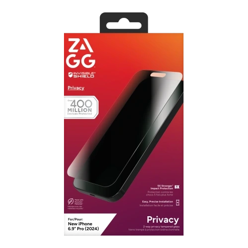 Szkło prywatyzujące ZAGG InvisibleShield Glass Elite Privacy Apple iPhone 16 Pro Max