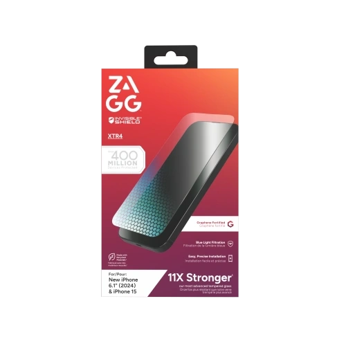 Szkło ochronne ZAGG InvisibleShield Glass XTR4 Apple iPhone 15 / 16