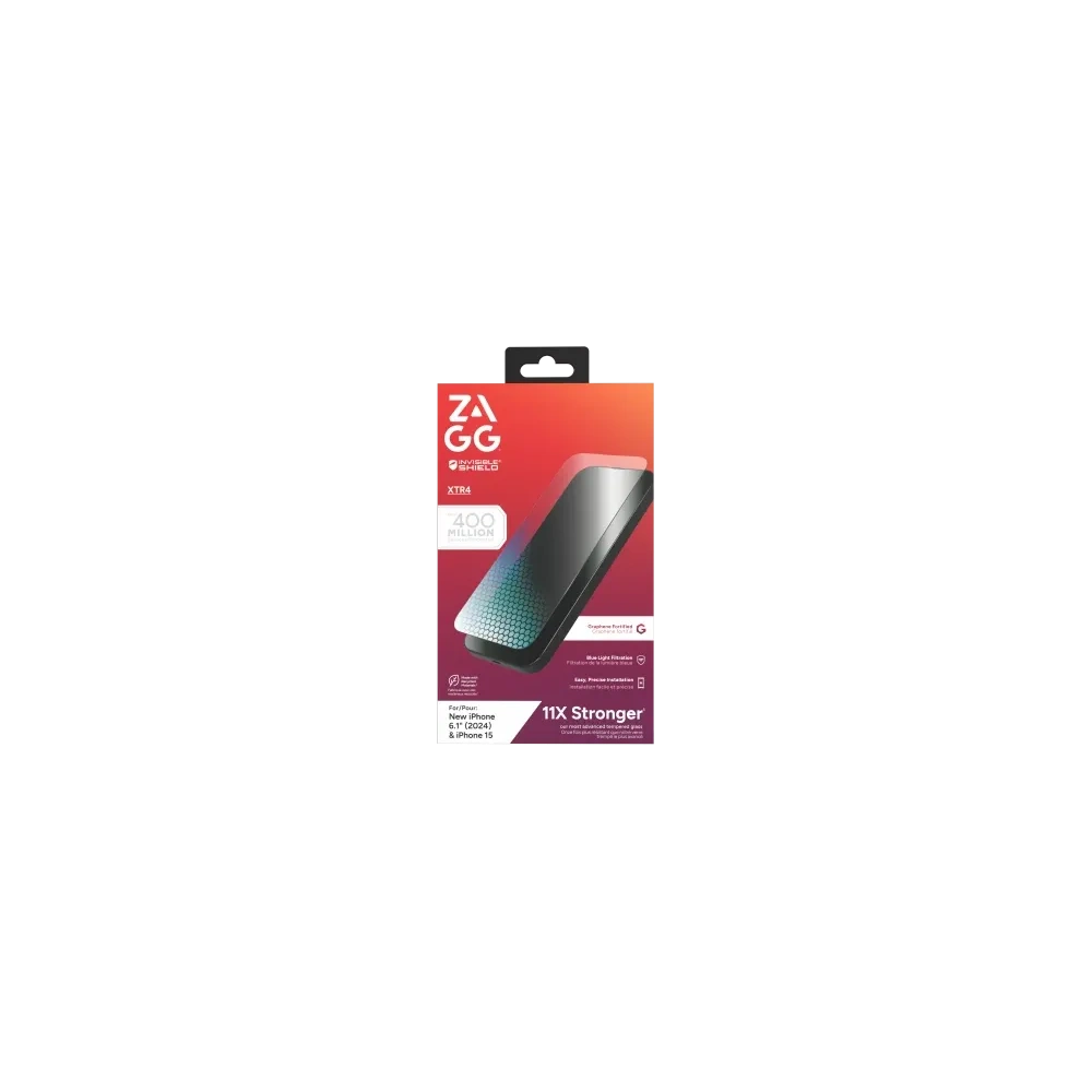Hurtownia GSM - ZAGG InvisibleShield Glass XTR4 Apple iPhone 15 / 16 - ZAG151 - {ean13} - Hurt