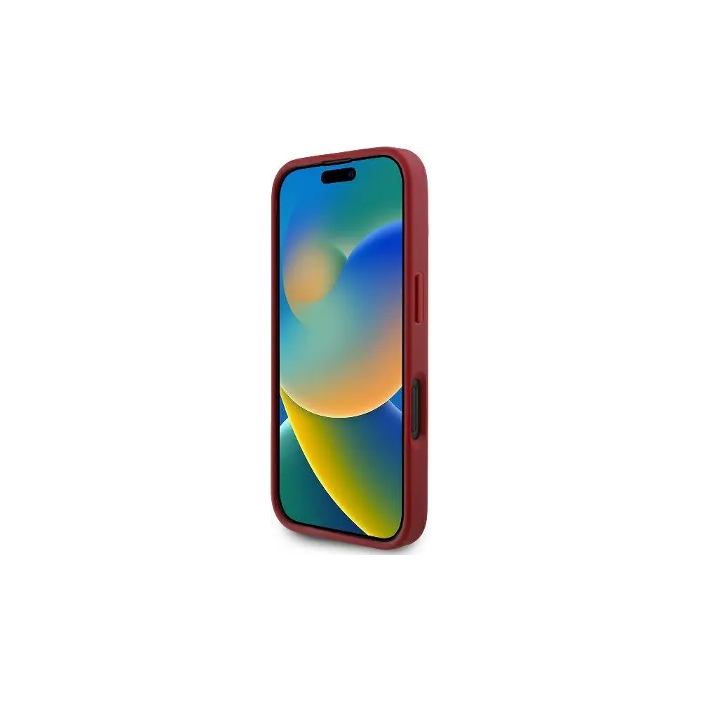 Hurtownia GSM - Karl Lagerfeld KLHCP16SPQDSMGR Apple iPhone 16 Hartschale gestepptes Signature rot - KLD21746 - {ean13} - Hurt