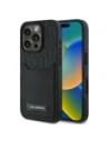 Karl Lagerfeld KLHCP16XPGKHPRPK Apple iPhone 16 Pro Max husă dură cu sloturi pentru carduri Monogram neagră