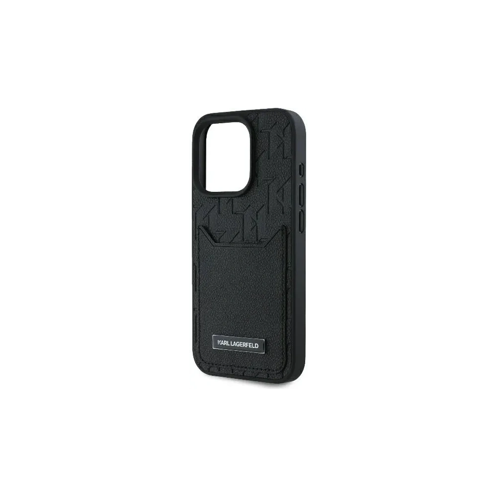 Hurtownia GSM - Etui Karl Lagerfeld KLHCP16XPGKHPRPK Apple iPhone 16 Pro Max hardcase Cardslots Monogram czarny/black - KLD21747 - {ean13} - Hurt