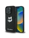 Etui Karl Lagerfeld KLHCP16XPGKLCHPK Apple iPhone 16 Pro Max hardcase Monogram Choupette Head Pin černý/black