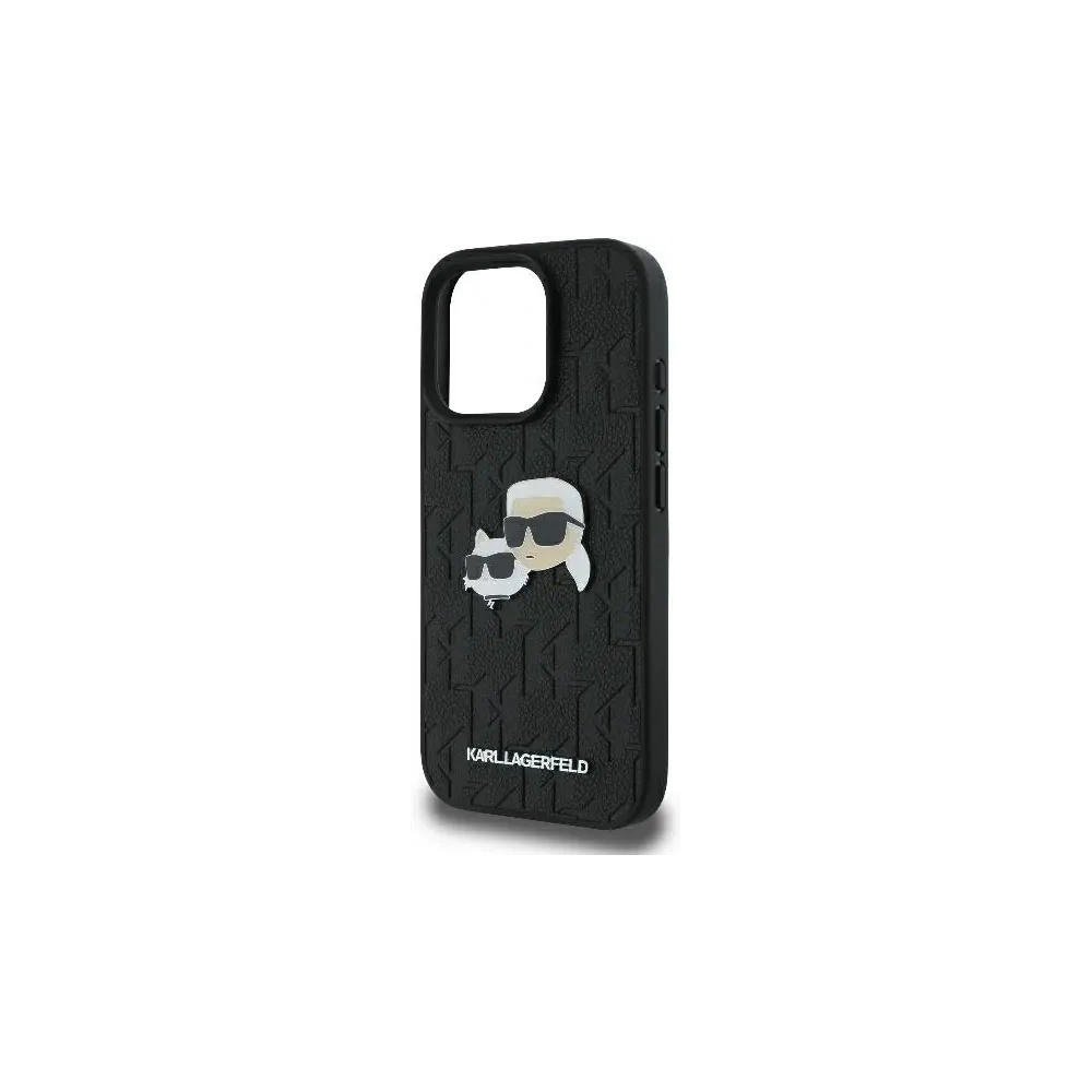Hurtownia GSM - Etui Karl Lagerfeld KLHCP16XPGKLKCPK Apple iPhone 16 Pro Max hardcase Monogram Karl&Chaoupette Head Pin černý/black - KLD21749 - {ean13} - Hurt