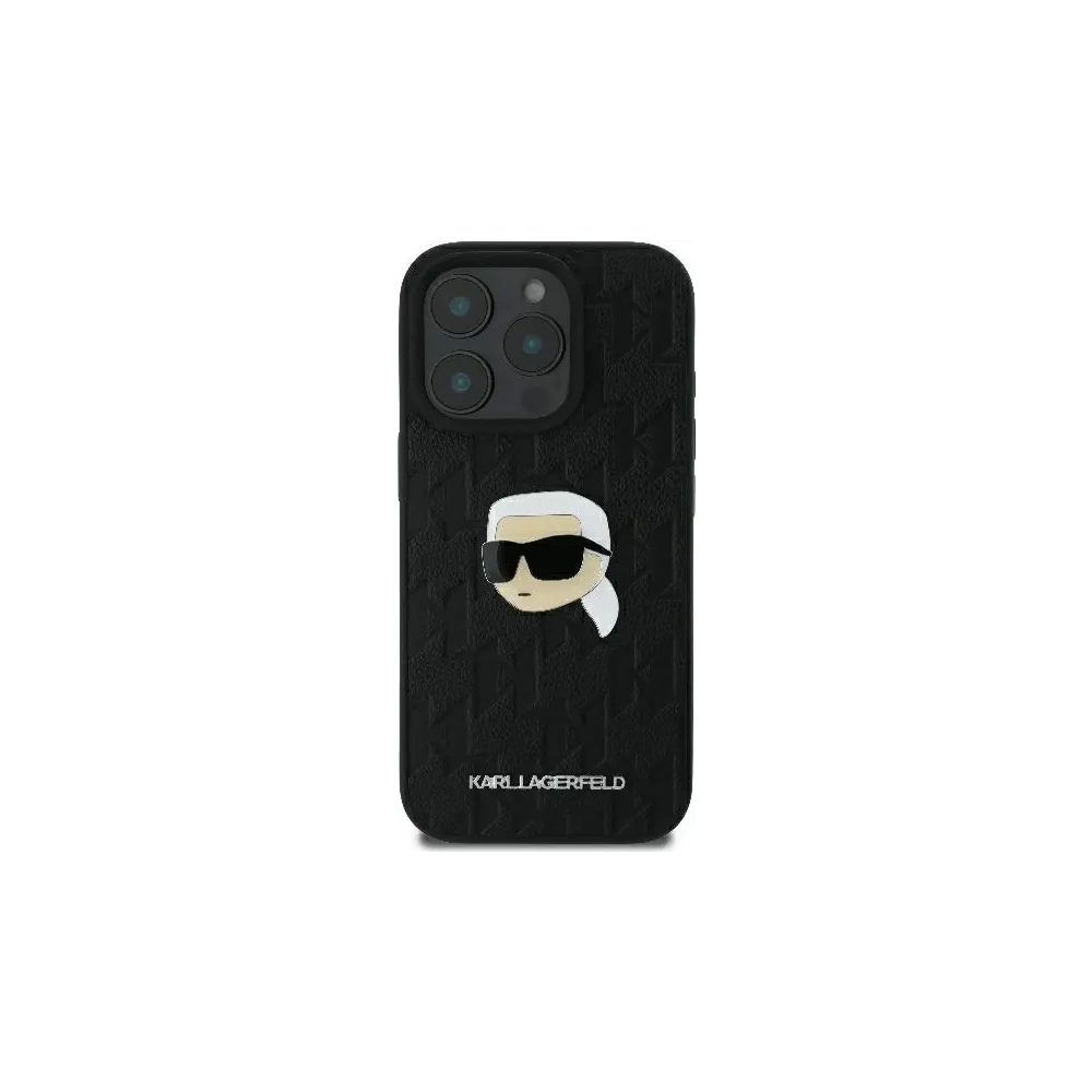 Hurtownia GSM - Etui Karl Lagerfeld KLHCP16XPGKLKIPK Apple iPhone 16 Pro Max hardcase Monogram Karl Head Pin czarny/black - KLD21750 - {ean13} - Hurt