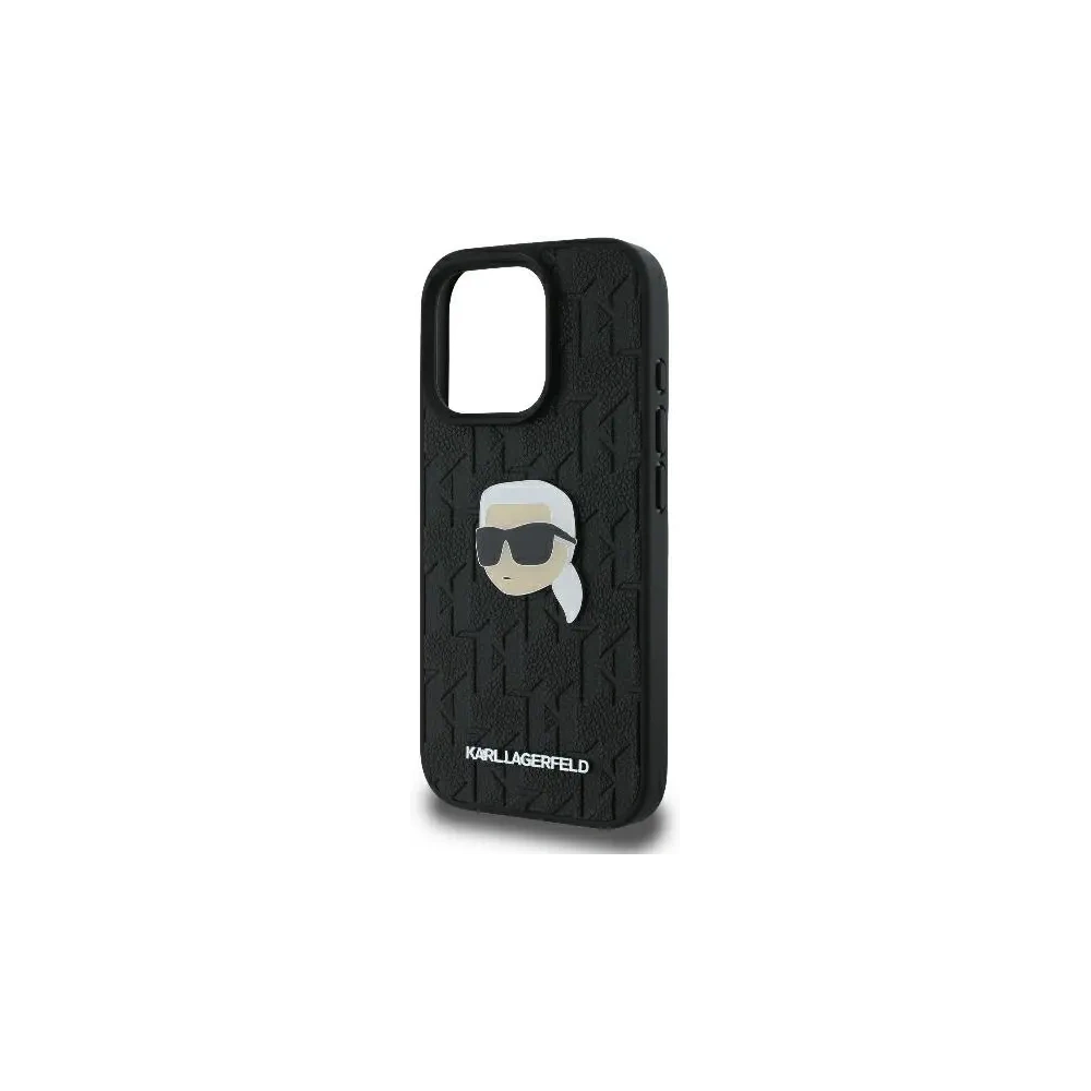 Hurtownia GSM - Etui Karl Lagerfeld KLHCP16XPGKLKIPK Apple iPhone 16 Pro Max hardcase Monogram Karl Head Pin czarny/black - KLD21750 - {ean13} - Hurt