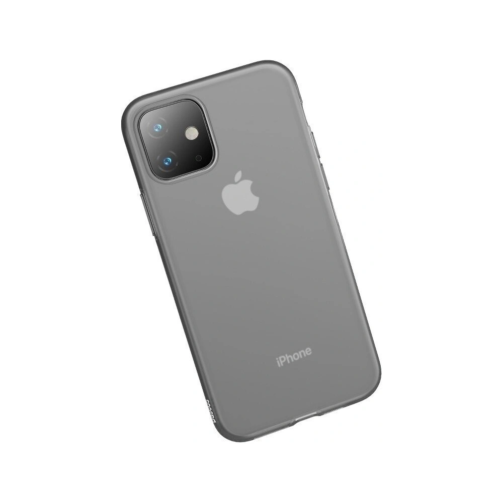 Hurtownia GSM - Etui silikonowe Baseus Jelly Liquid Silica Gel Case do iPhone 11 6,1 (czarne) - BSU1216BLK - {ean13} - Hurt