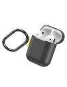 Wholesale Baseus Let's go Woven Label Hook Protective Case For Apple AirPods 1/2 Generation grey&yellow - BSU1218GRY - {ean13} - Hurt