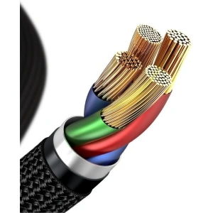 Kabel USB-C do Lightning PD Baseus Horizontal, Power Delivery, dioda LED, 2m (czarny)