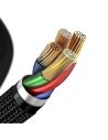 Hurtownia GSM - Cablu USB-C la Lightning PD Baseus Orizontal, Power Delivery, LED, 2m (negru) - BSU1219BLK - {ean13} - Hurt