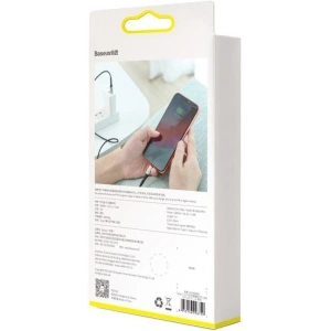 Kabel USB-C do Lightning PD Baseus Horizontal, Power Delivery, dioda LED, 2m (czarny)