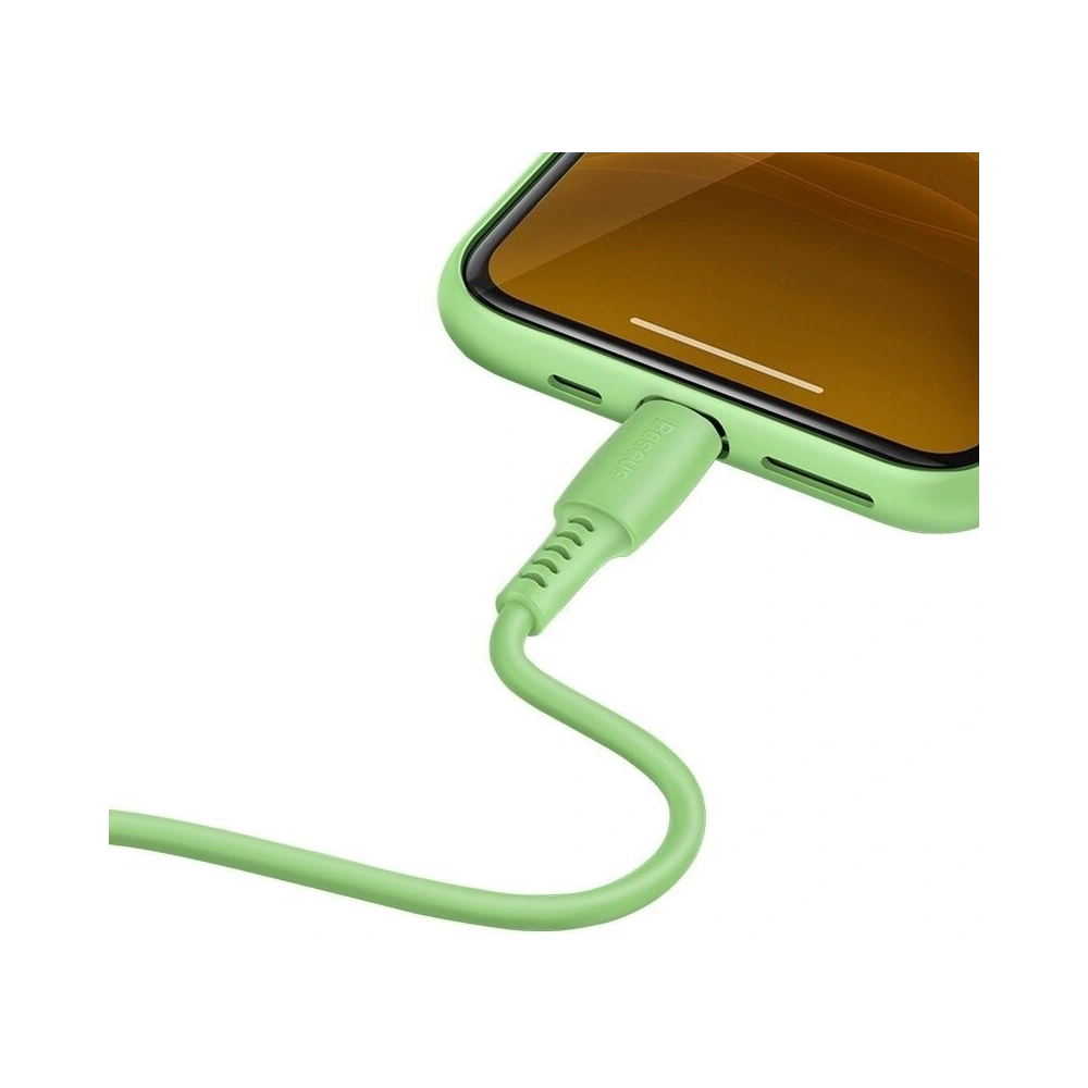 Hurtownia GSM - Kabel USB-C la Lightning Baseus Colorat, PD, 18W, 1.2m (verde) - BSU1220GRN - {ean13} - Hurt