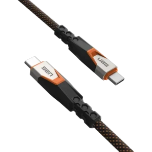Hurtownia GSM - UAG Urban Armor Gear SRGE USB-C / USB-C, USB 3.2 Gen2 240W, 20Gbps, 75cm (fekete/narancs) - UAG1444 - {ean13} - Hurt