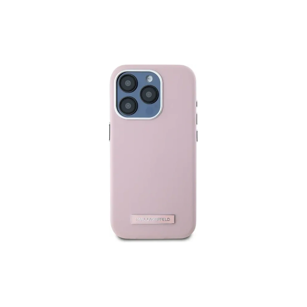 Hurtownia GSM - Etui Karl Lagerfeld KLHMP15XPGMSRPP Apple iPhone 15 Pro Max hardcase FW Metal Plate MagSafe růžový/pink - KLD21752 - {ean13} - Hurt