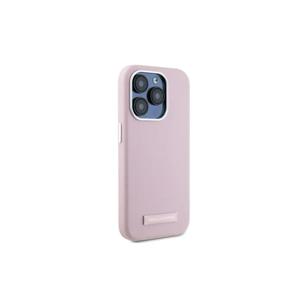 Hurtownia GSM - Etui Karl Lagerfeld KLHMP15XPGMSRPP Apple iPhone 15 Pro Max hardcase FW Metal Plate MagSafe růžový/pink - KLD21752 - {ean13} - Hurt