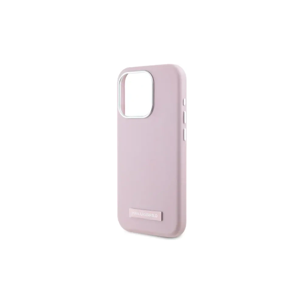 Hurtownia GSM - Karl Lagerfeld KLHMP15XPGMSRPP Apple iPhone 15 Pro Max Hardcase FW Metallplatte MagSafe pink - KLD21752 - {ean13} - Hurt