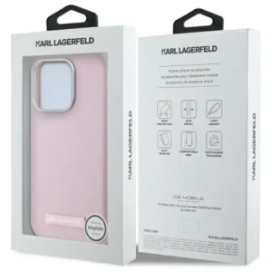 Hurtownia GSM - Karl Lagerfeld KLHMP15XPGMSRPP Apple iPhone 15 Pro Max Hardcase FW Metallplatte MagSafe pink - KLD21752 - {ean13} - Hurt