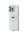 Wholesale Karl Lagerfeld KLHMP16LHLSCHH Apple iPhone 16 Pro hardcase IML Metal Choupette Head MagSafe white - KLD21753 - {ean13} - Hurt