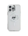 Wholesale Karl Lagerfeld KLHMP16LHLSCHH Apple iPhone 16 Pro hardcase IML Metal Choupette Head MagSafe white - KLD21753 - {ean13} - Hurt
