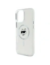 Wholesale Karl Lagerfeld KLHMP16LHLSCHH Apple iPhone 16 Pro hardcase IML Metal Choupette Head MagSafe white - KLD21753 - {ean13} - Hurt